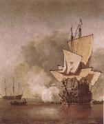 VELDE, Willem van de, the Younger The Cannon Shot china oil painting artist